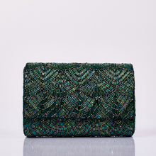 Load image into Gallery viewer, Arya Clutch (Emerald Green)
