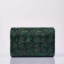 Load image into Gallery viewer, Arya Clutch (Emerald Green)