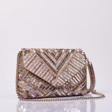 Load image into Gallery viewer, Chevron Clutch (Gold)