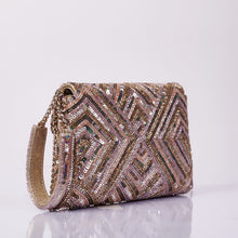 Load image into Gallery viewer, Chevron Clutch (Gold)