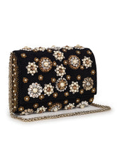 Load image into Gallery viewer, Mehreen Black Clutch
